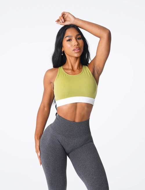 NVGTN Agility Bra Olivy Zelené | SWNBJ2867